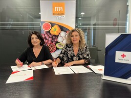 Mercalicante firma un convenio con Cruz Roja Alicante para la promoción de hábitos saludables