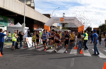 800 corredores participan en el XI Cross Infantil y la V Milla y 5K Salud Mediterránea de Mercalicante